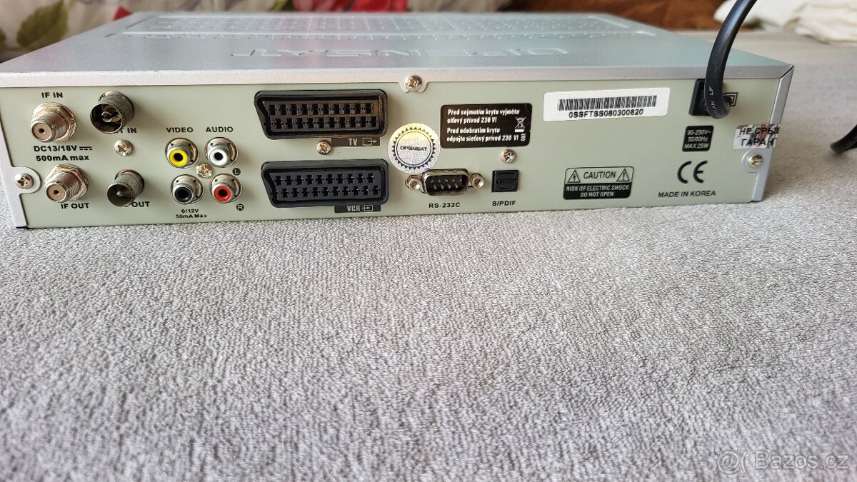 Prodám satelitní přijímač OPENSAT X7700 - 6