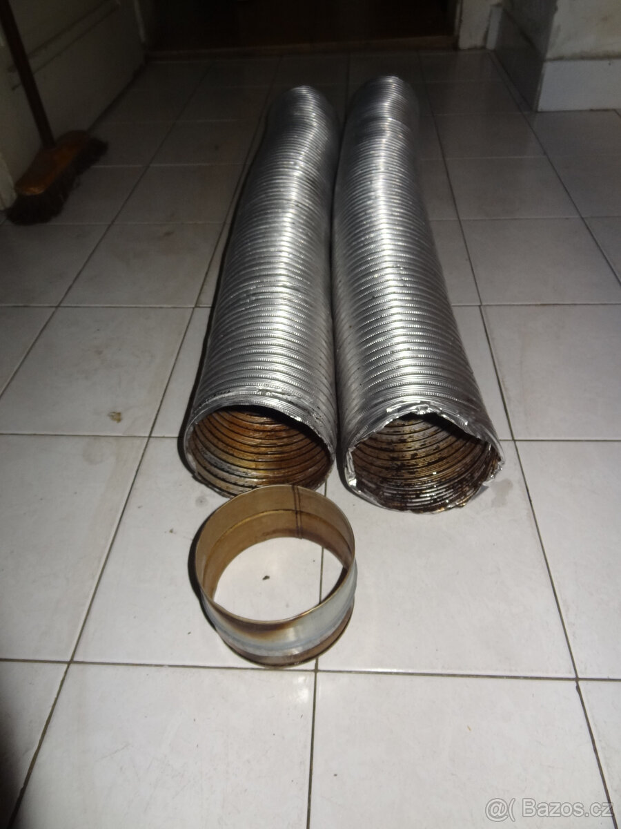 5m hlinikove flexibilni potrubi trubka vlnovec 5m prumer 130 - 6