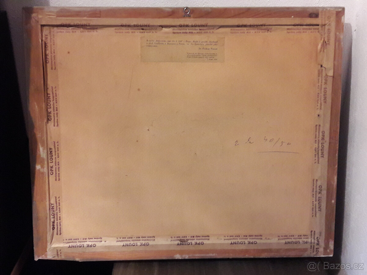 Obrazy - z pozůstalosti ak.malíř Antonín Kouba - 6