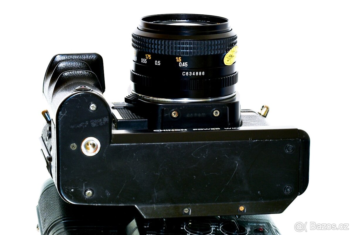 Chinon CP-5 + Chinon 1,4/50 + motor. pohon TOP STAV - 6