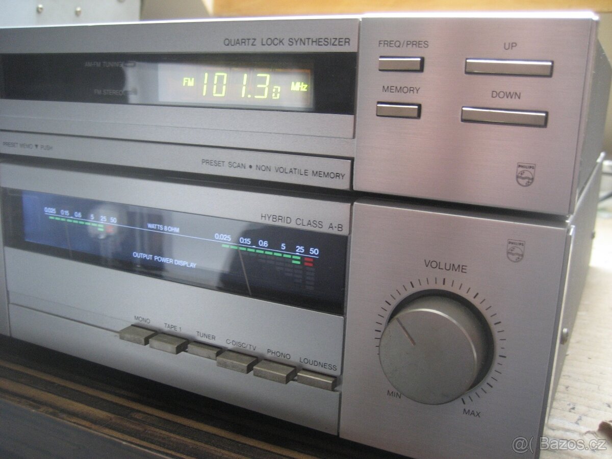 Prodám zesilovač + tuner PHILIPS - 6