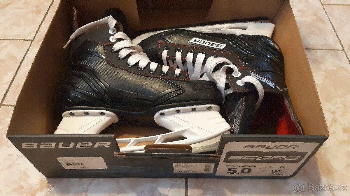 chlapecké brusle Bauer vel.38,5 jako nové - 6