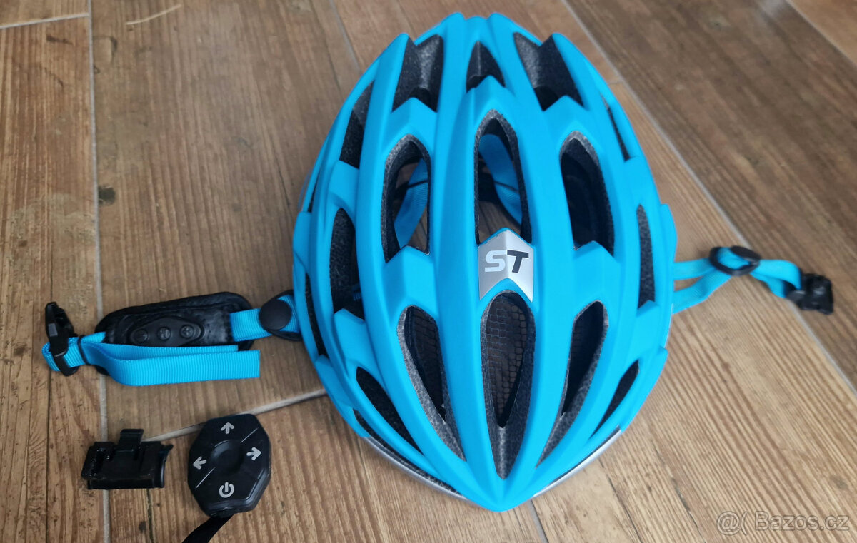 Chytrá cyklohelma SafeTec FT01 s handsfree a světlem 58-61cm - 6