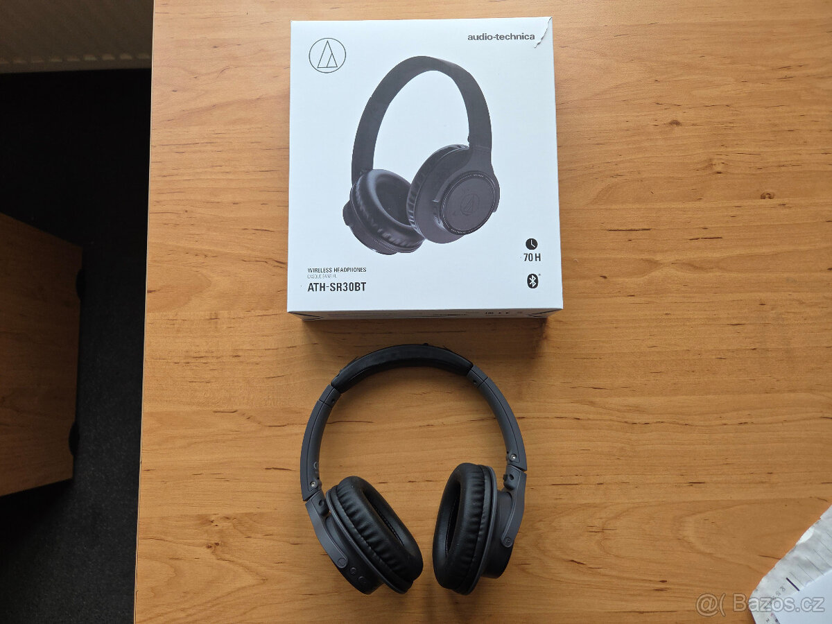 Prodám bezdrátová sluchátka Audio-Technica ATH-SR30BT - 6