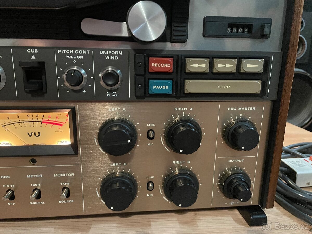 kotoučový magnetofon TEAC A-7300 4 track - 6