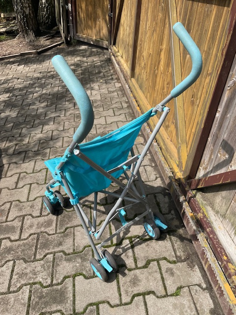 retro kočárek golfové hole - 6