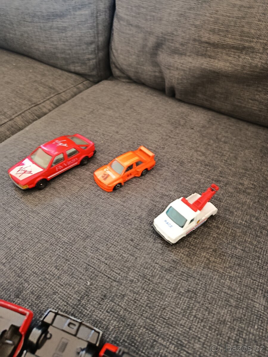 BBURAGO FERRARI, AUDI + CORGI SAAB, BMW A TRANSIT - 6