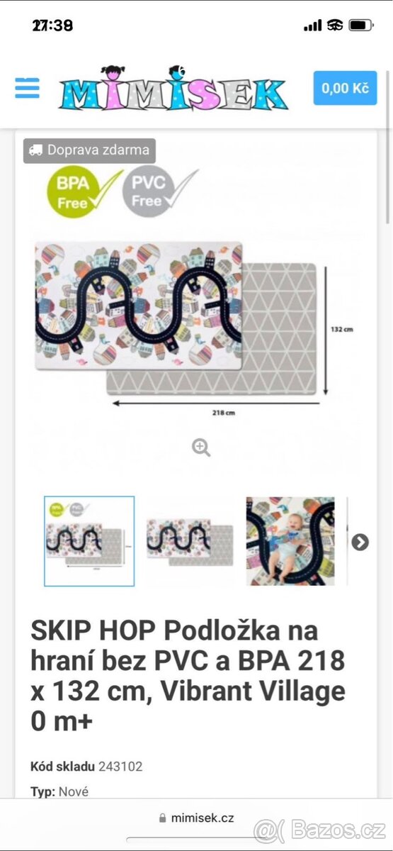 Hrací podložka SKIP HOP - 6