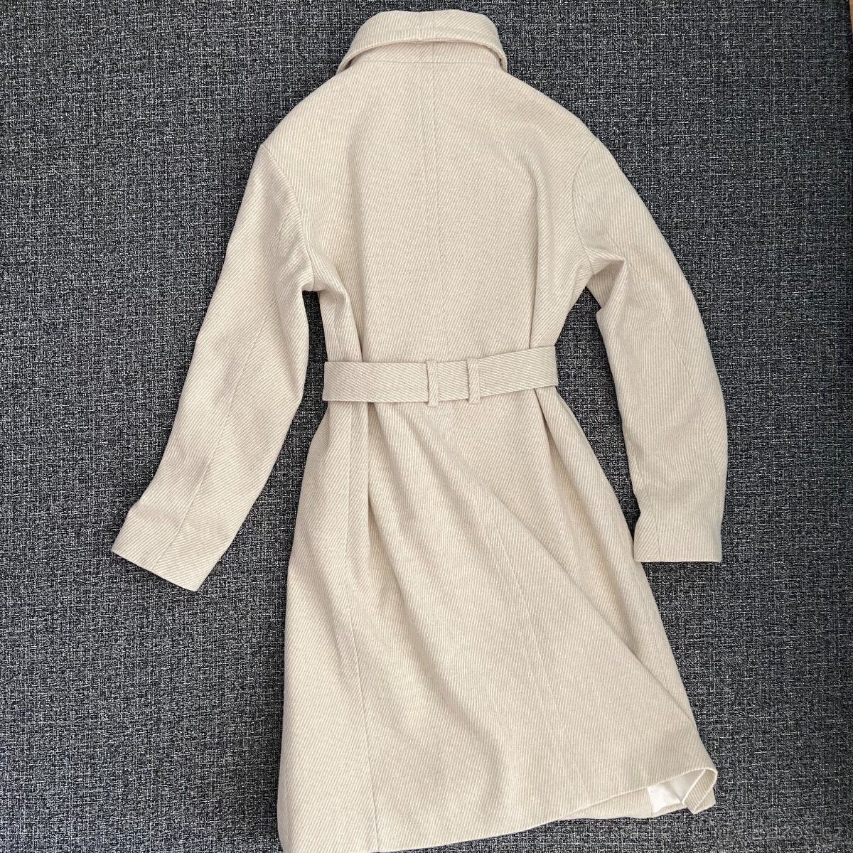 Dámský vlněný zavinovací kabát Mango vel. S/36 - 6