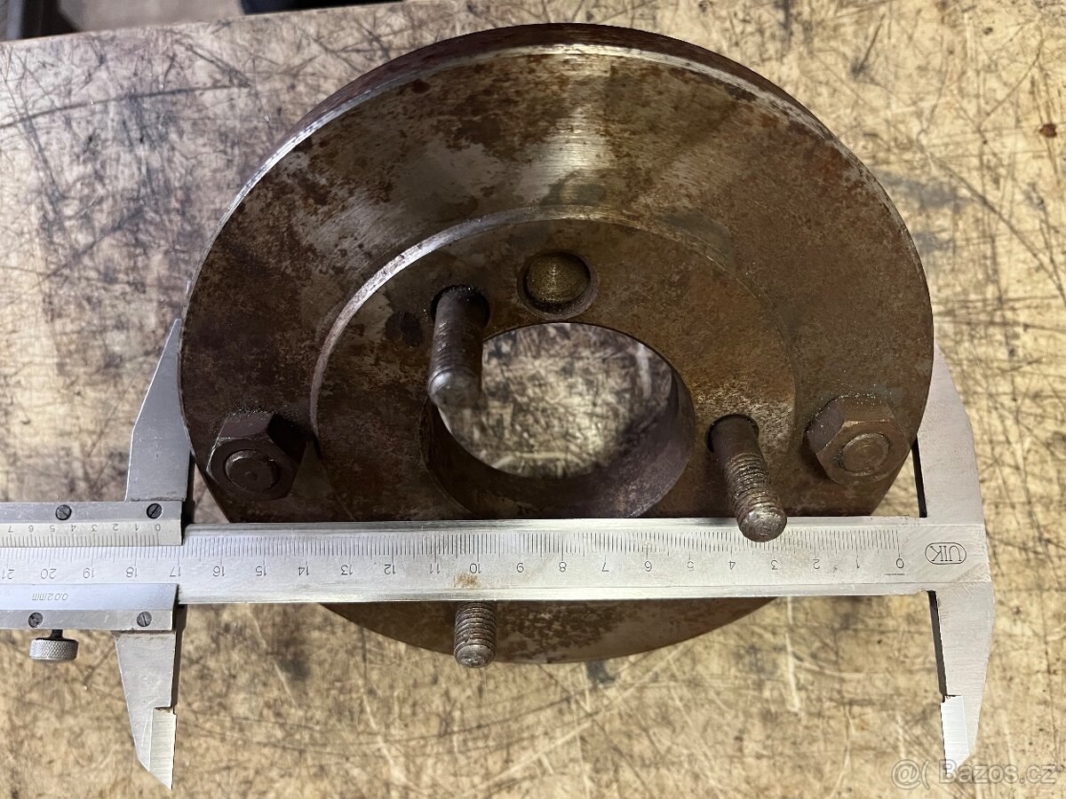 Unašecí srdce 80 mm s přírubou - 6