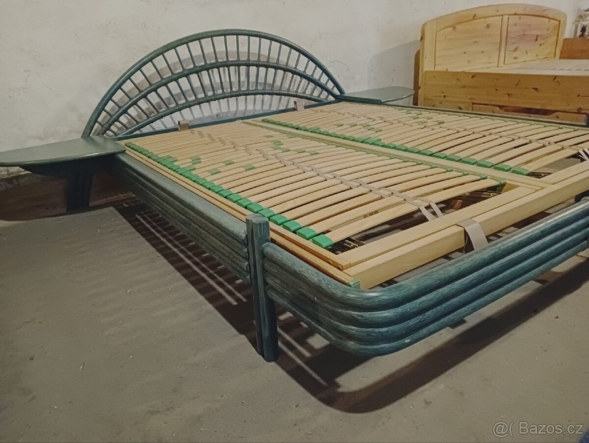 Unikátní dřevěná postel 160 - 6