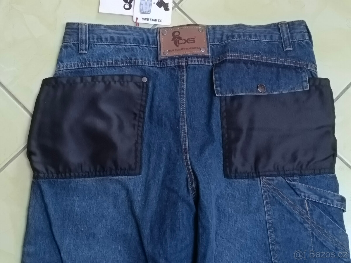 Pánské pracovní džíny vel.56 - 6