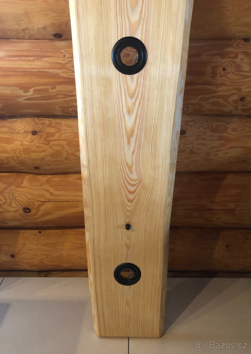 Osvětlení LED masiv - lustr dřevěný - 6