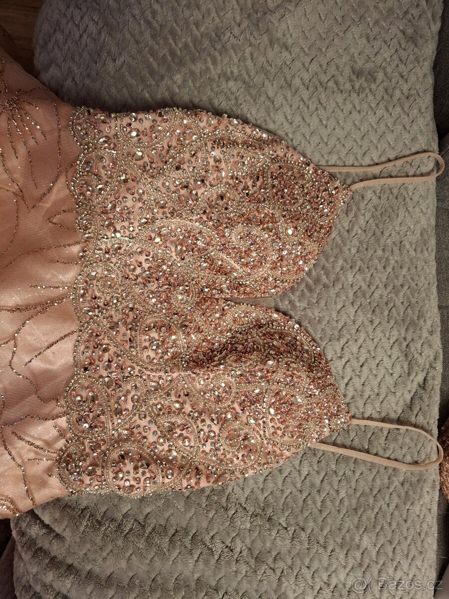 Luxusní plesové šaty-nové, nenošené - 6