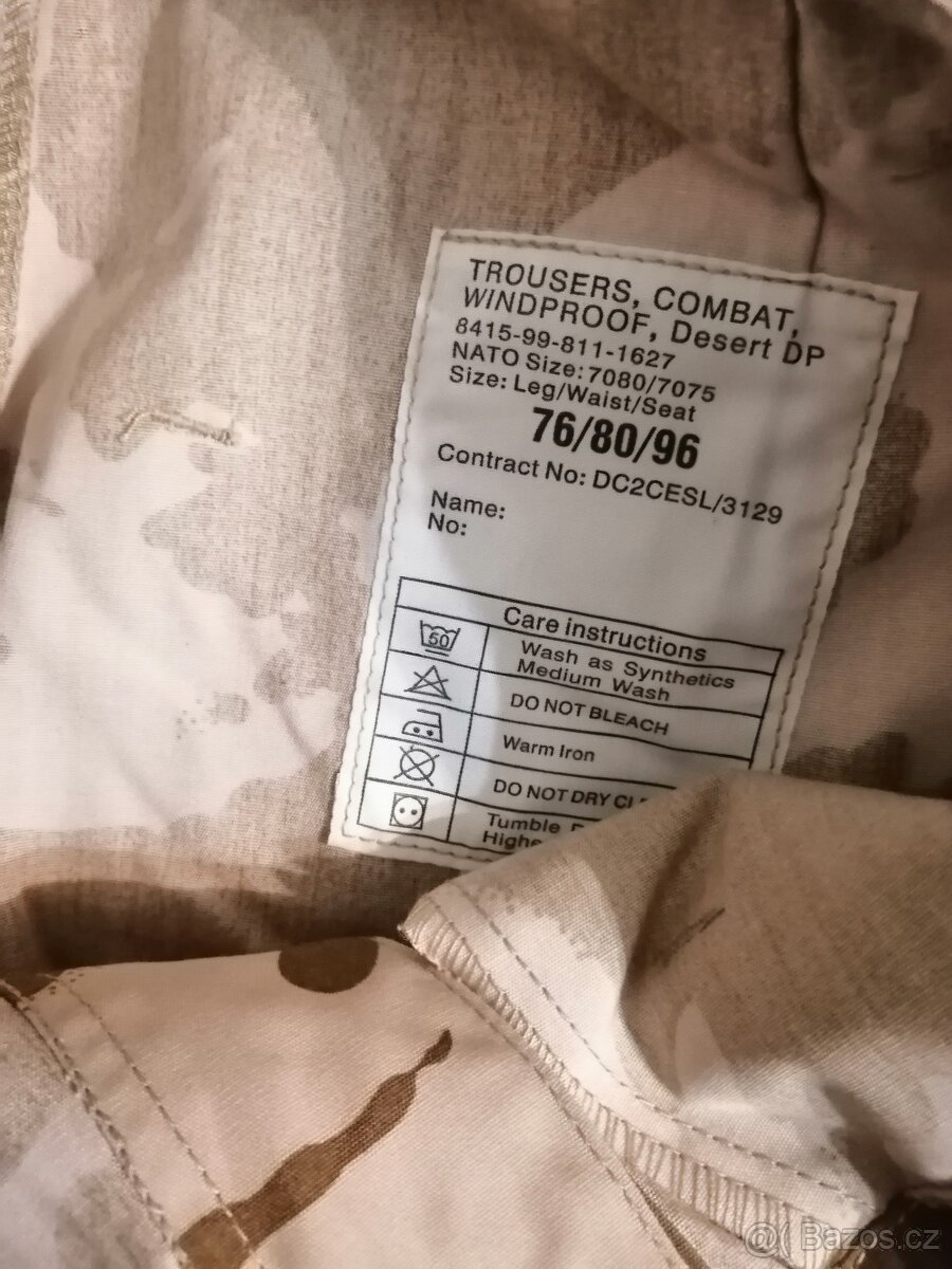 3x Britské vojenské kalhoty - 6