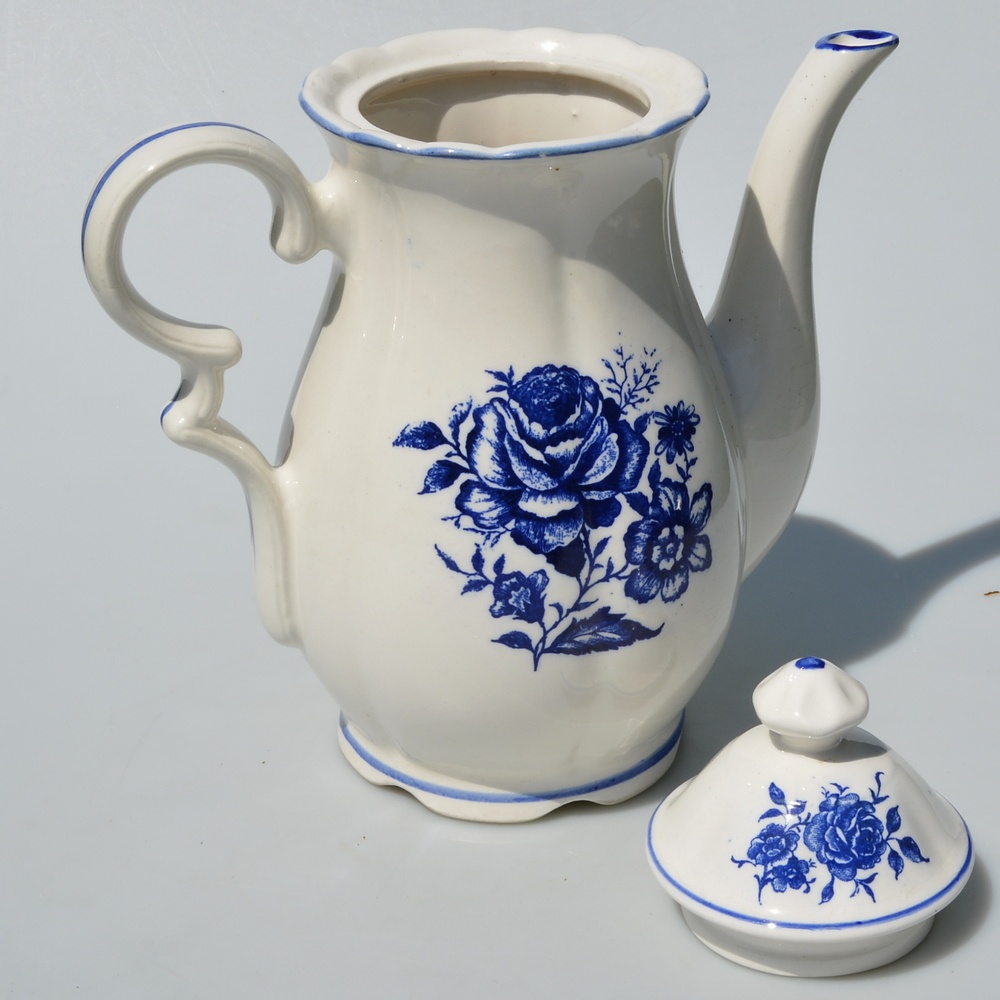 Hudební - HRACÍ velký porcelánový čajník - 6