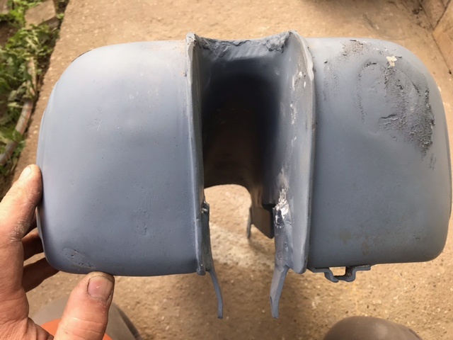 NSU 351, 501 OSL (601?) benzínová nádrž - 6