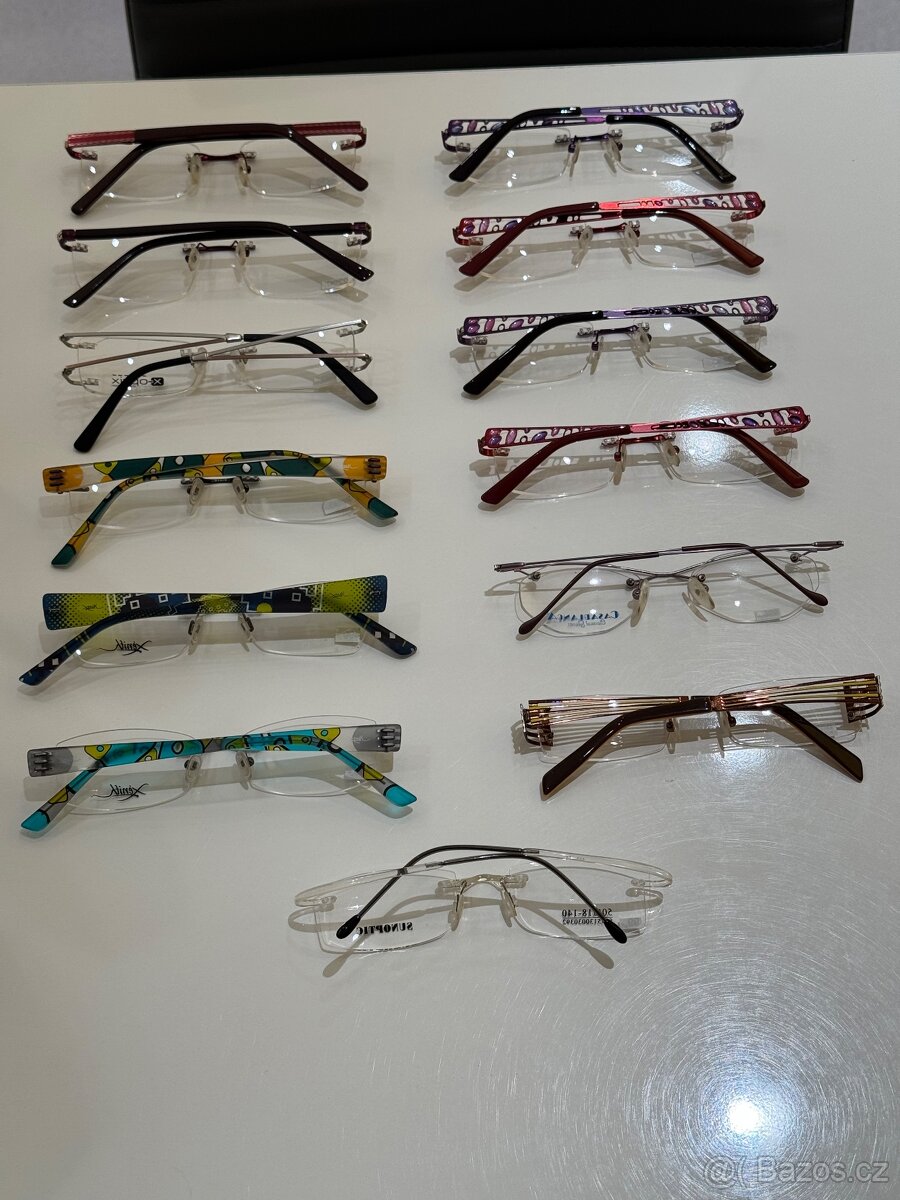 Kolekce 13 vrtaných brýlí – nové, nepoužité - 6