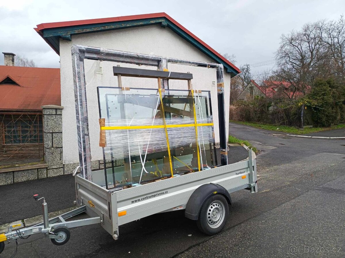 Hs portál hliník 190x205cm trojsklo profil Ultraglide. - 6