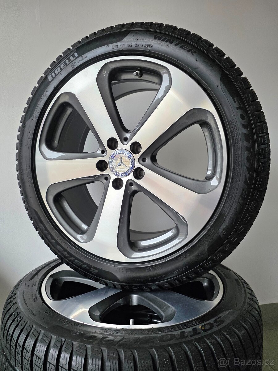 Orig. Mercedes 5x112 Zimní Pirelli 245/45/19 - 6