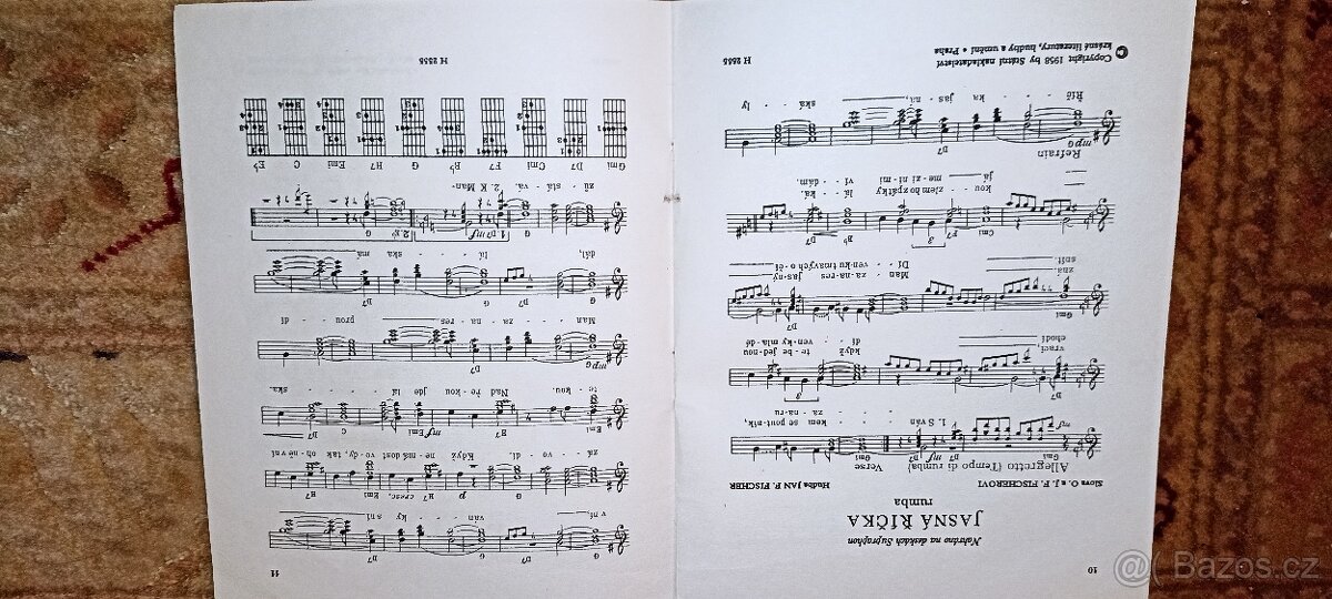 Staré noty pro kytaru - 6