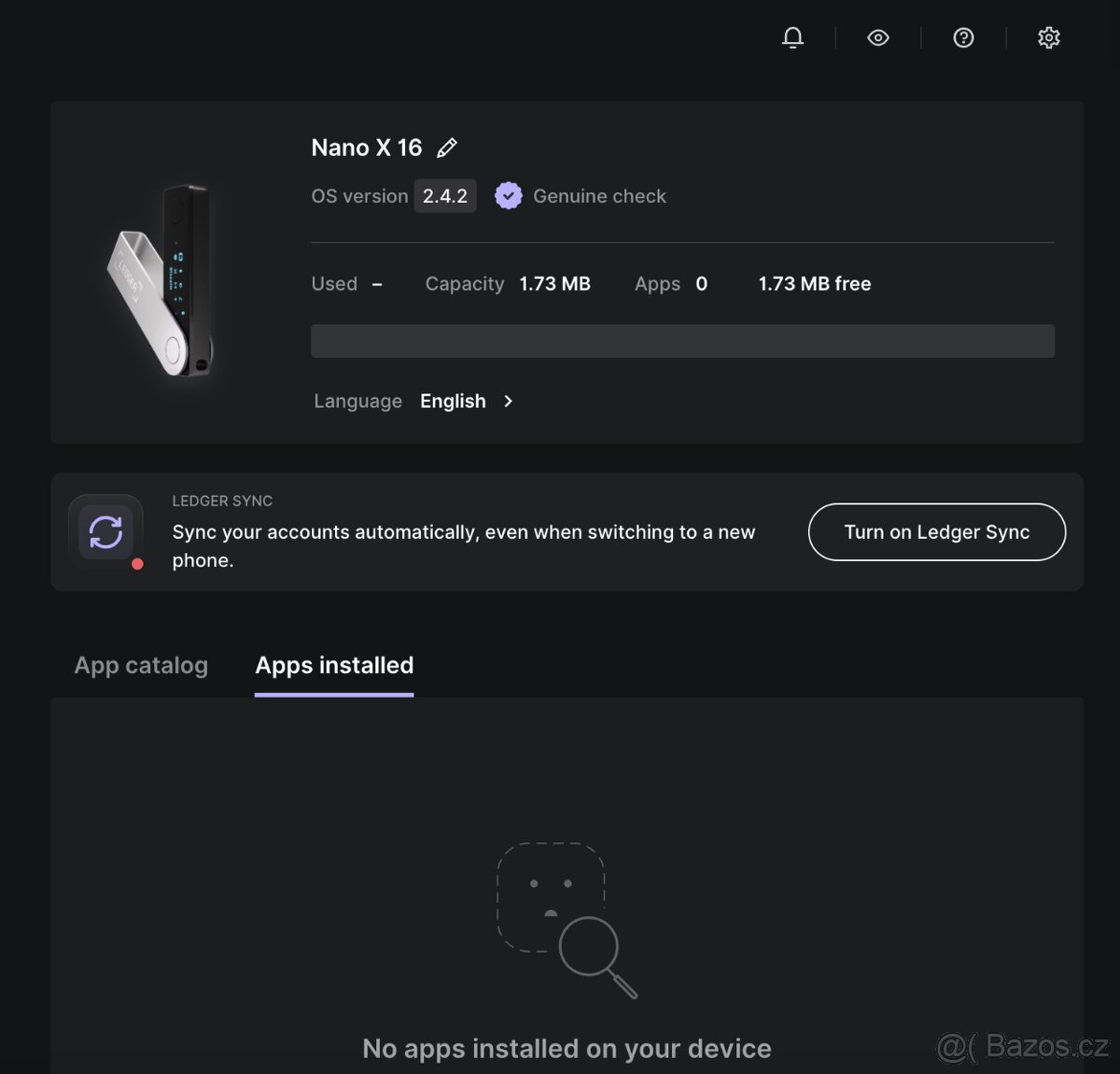 Ledger Nano X krypto peněženka Cold crypto Hardware wallet - 6