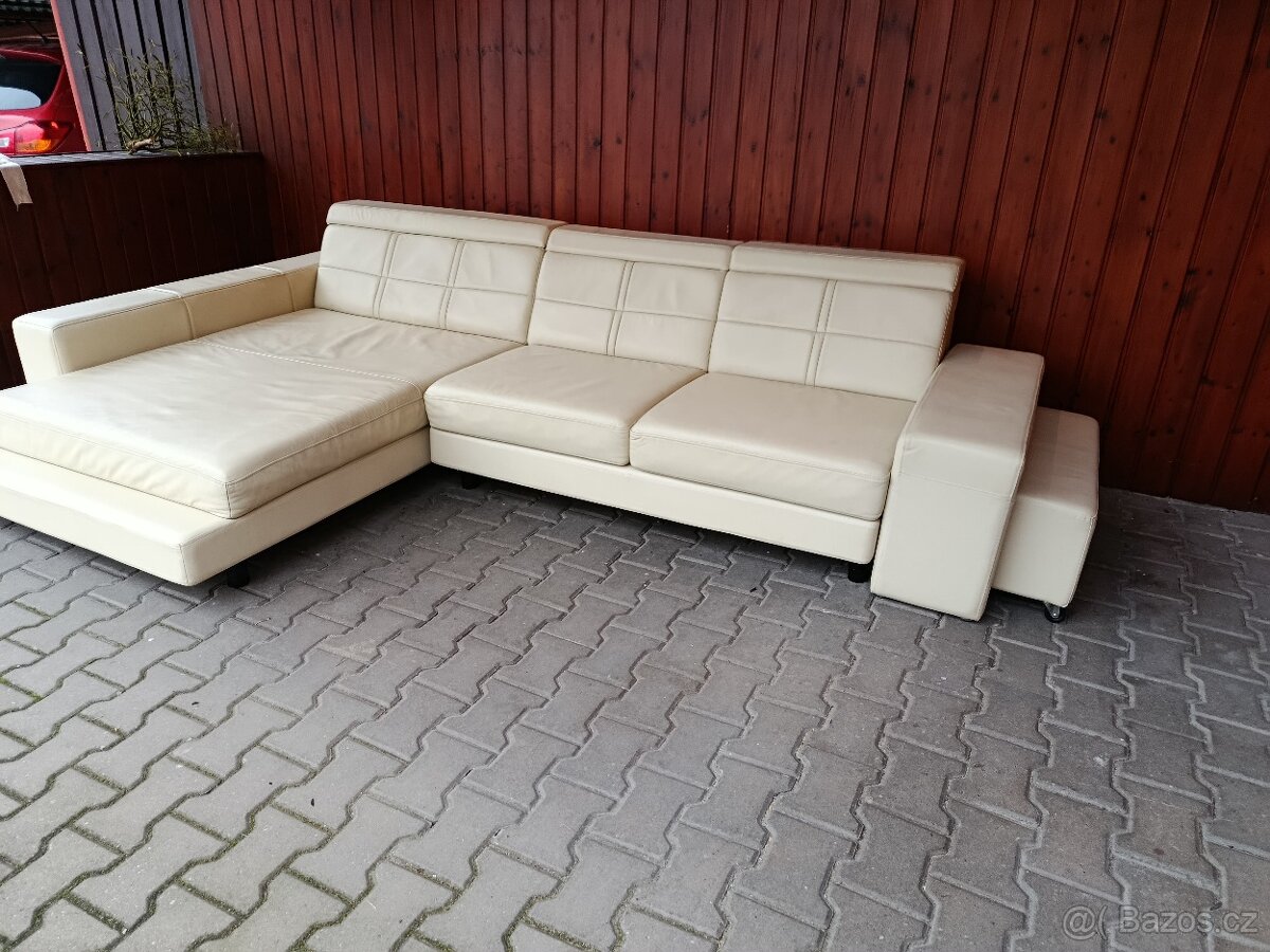 Krásná kožená sedací souprava BRUNO REMZ - 6