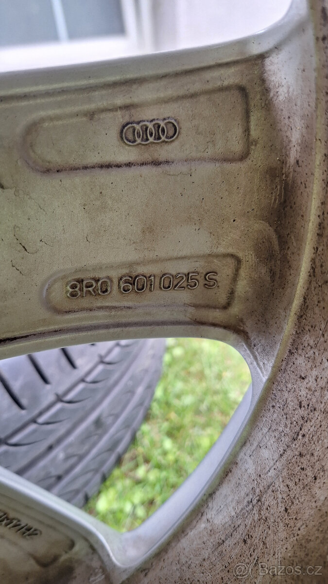 Original Audi Q5 disky R17 5x112 ET33 - 8R0601025S - 6