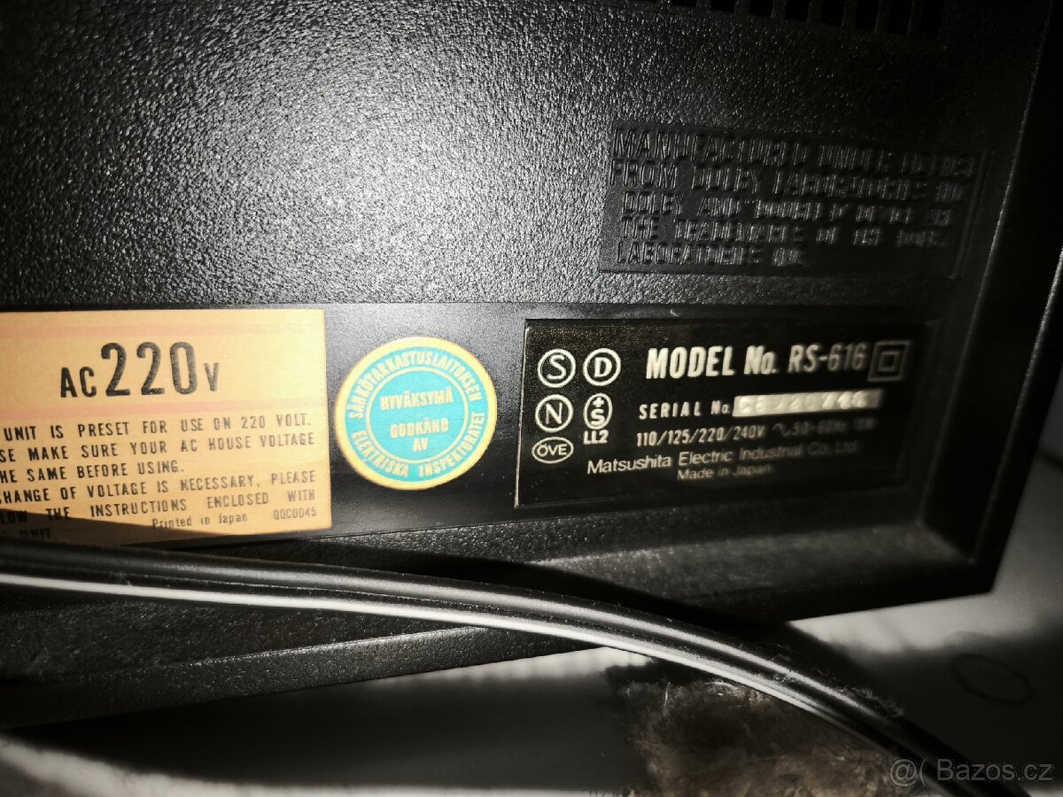 Technics receiver a tape deck pouze komplet - 6