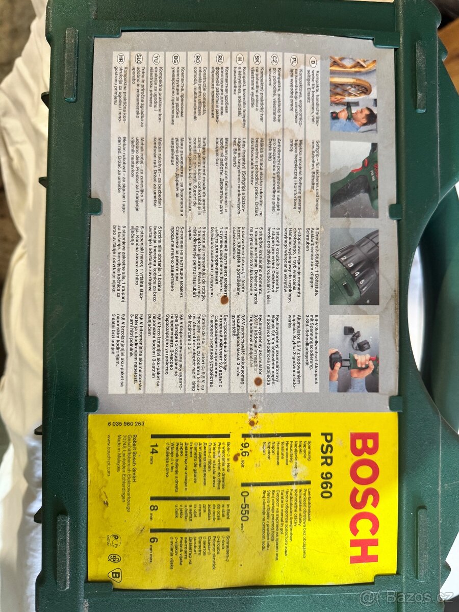 Aku šroubovák BOSCH PSR 960 - 6