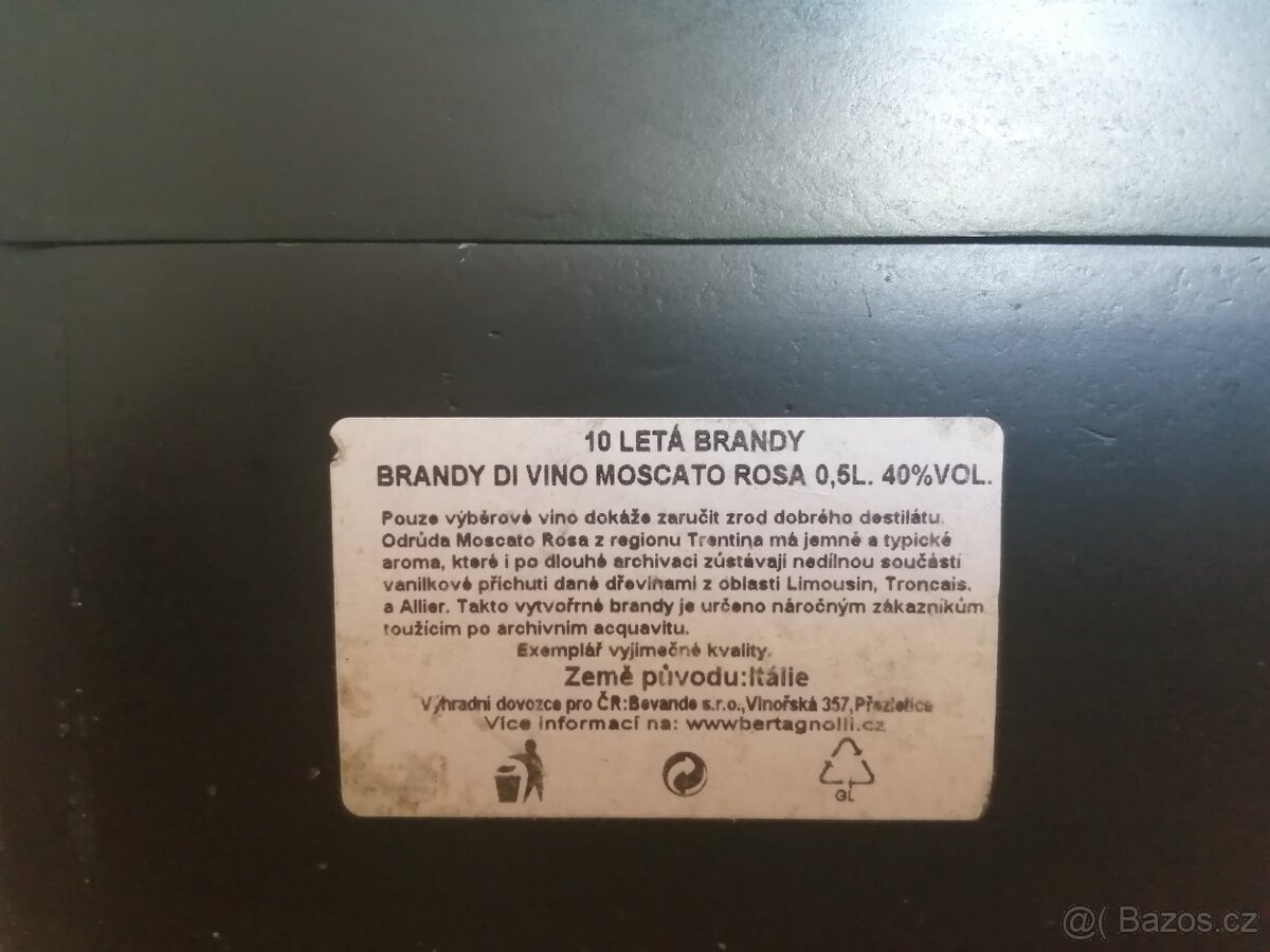 Acquavite Moscato Rosa G. Bertagnolli 0.5L - 6