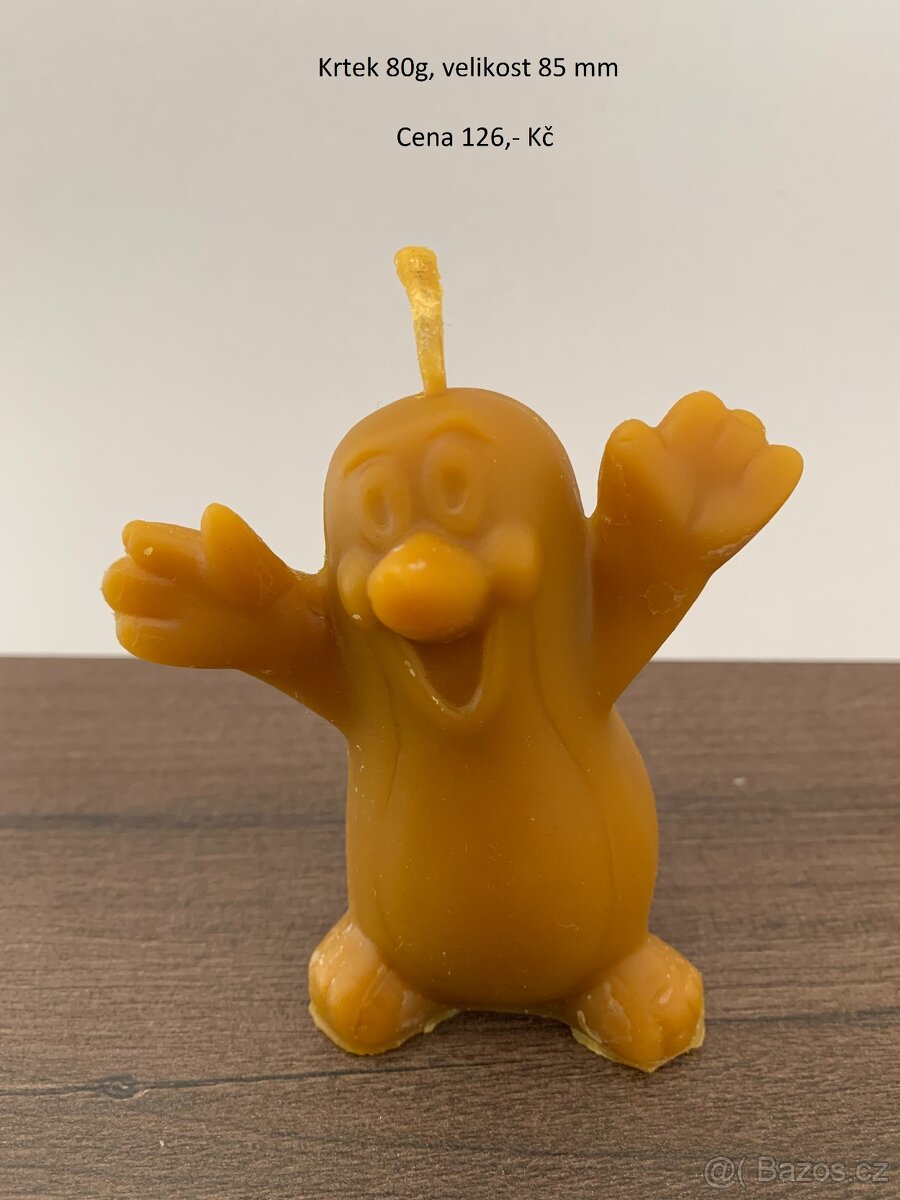 Svíčky ze včelího vosku - 6