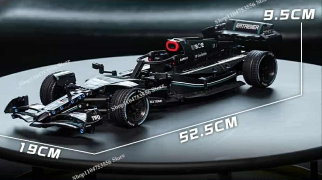 NOVÁ stavebnice formule závodní auto 1020 dílků,délka 52,5 c - 6