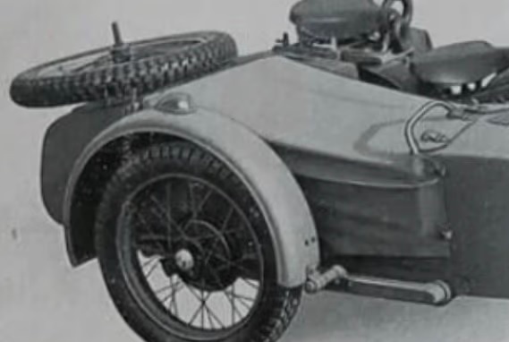 RARITA Zündapp BW38 Originální poziční světlo na sidekár - 6