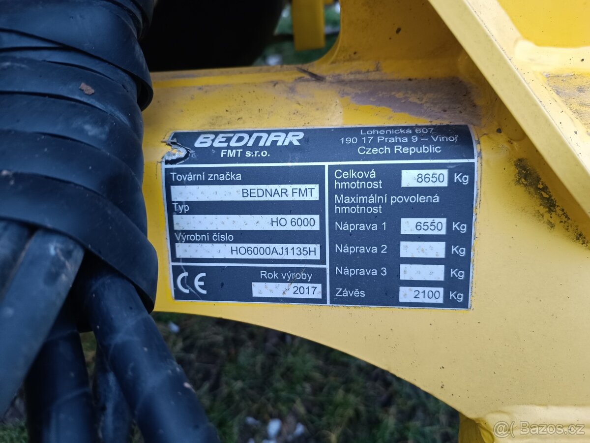 Diskový podmitač Bednar HO 6000 - 6