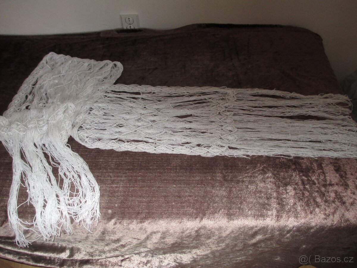 Starožitná deka, šála, povlaky - 6