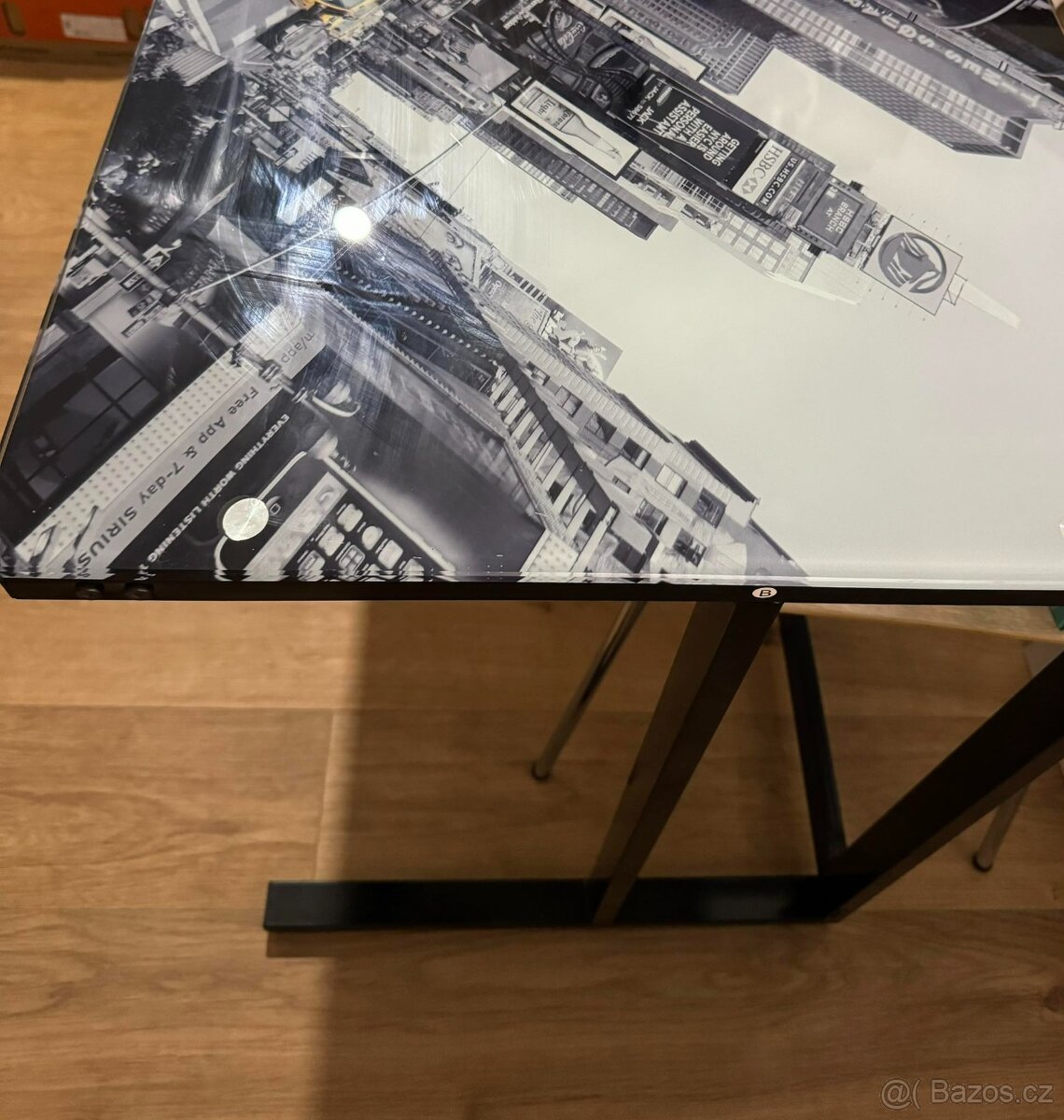 Sklenený stôl New York - 6