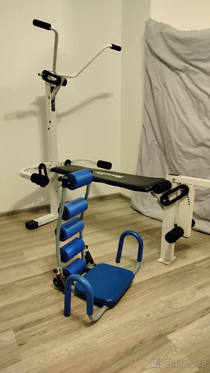 3x Cvičí a posilovací stroje-lavice - 6