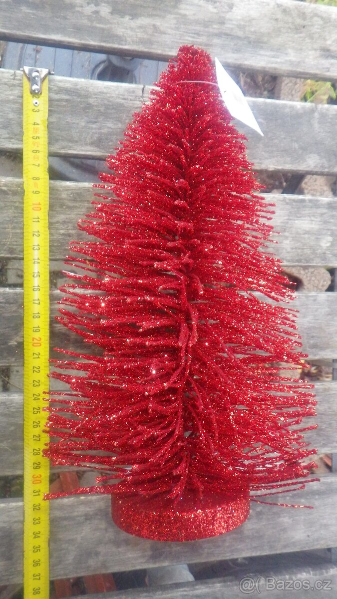 Vánoční dekorace hvězda stromek ozdoby - 6