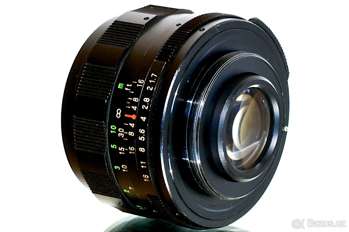 Rikoh Rikenon auto 1,7/50mm Japan M42 TOP STAV - 6