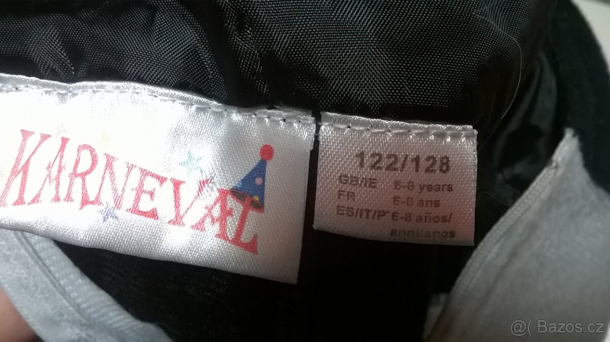 karnevalovy kostym vel 122/128 KOCKA - 6