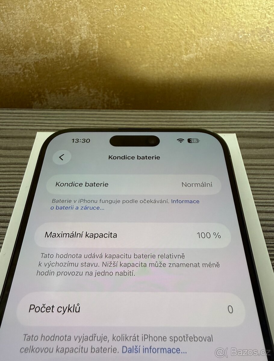 Apple iPhone 15 Pro Max 256GB černá, 100% baterie - 6