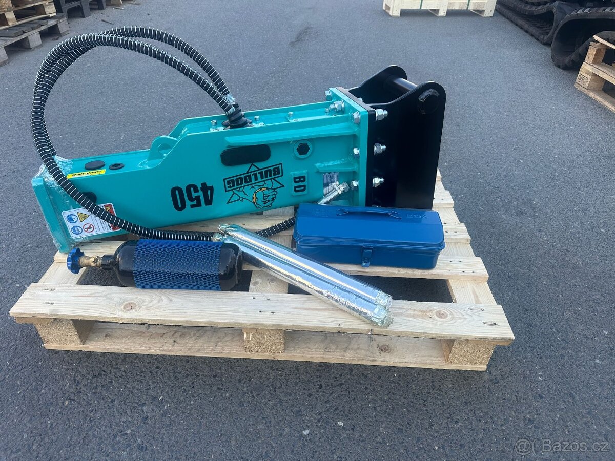 Hydraulické bourací kladivo s MS03 adaptérem-B450 1,2-3t - 6
