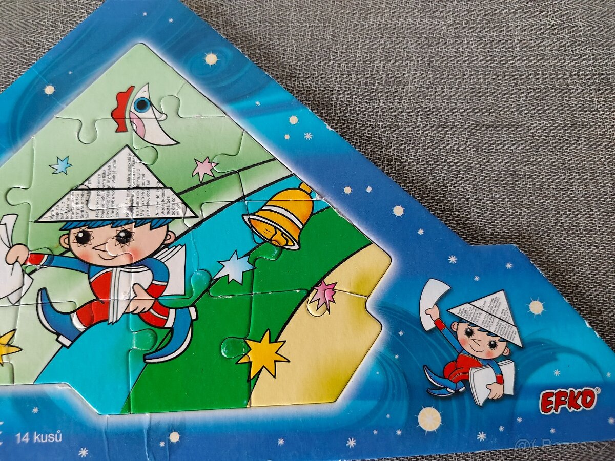 Puzzle Večerníček EFKO, Auta DINO –TOP STAV - 6