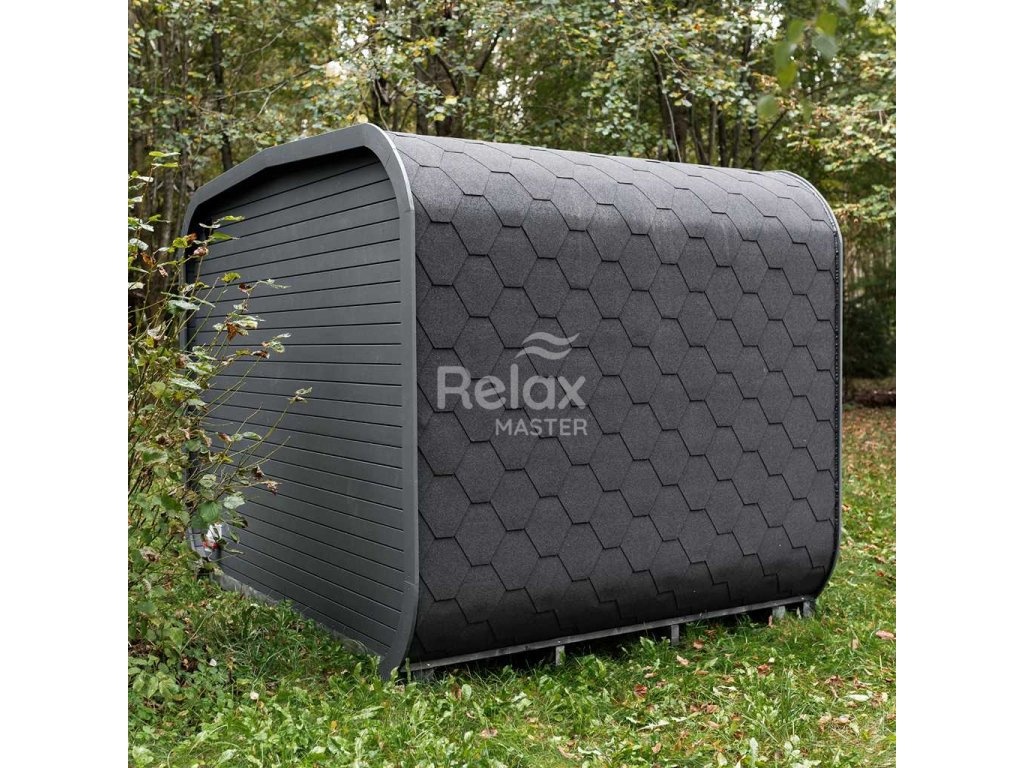 Finská sauna LUX MINI sauna o rozměrech 245×300 - 6