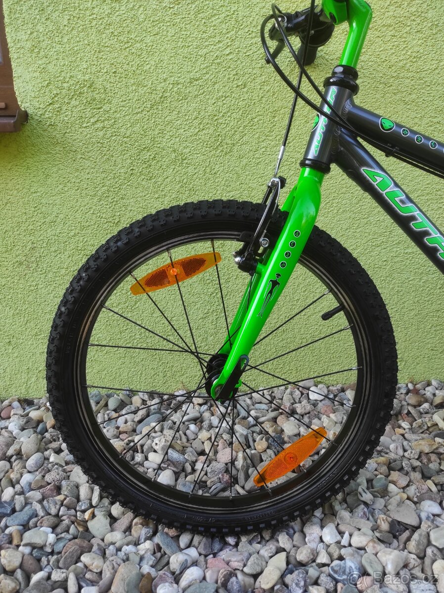 Značkové kolo Author Cosmic 20" (grafit/zelená) - 6