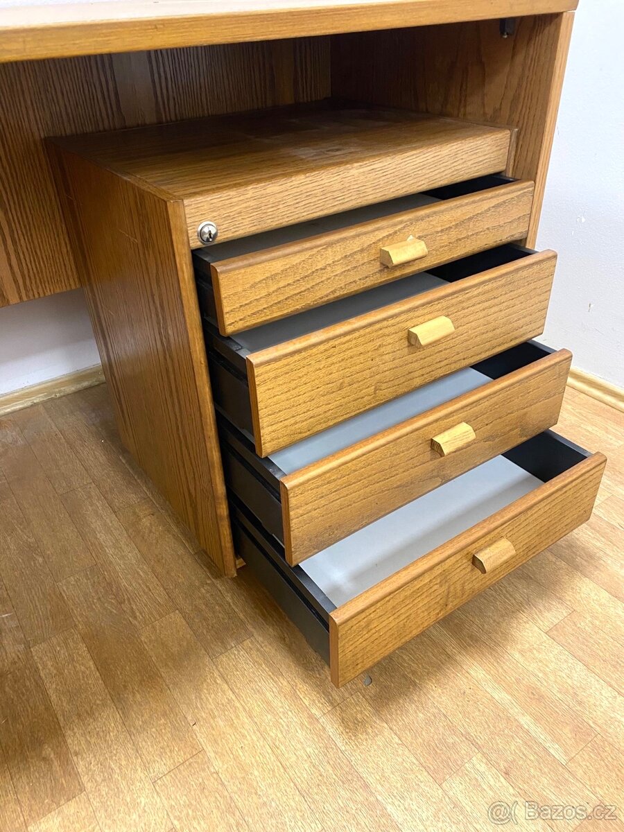 Retro psací stůl 80. léta - 6