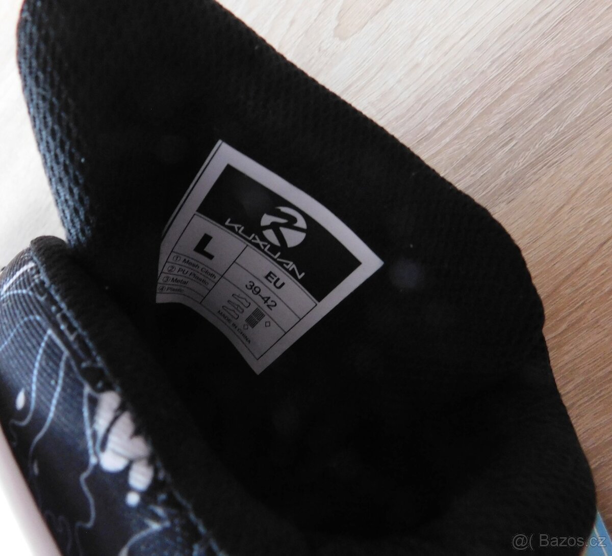 svítící nastavitelné inline brusle vel.39-42 - 6