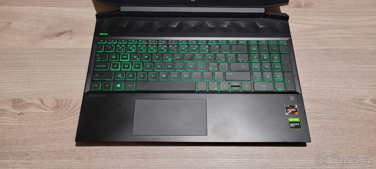 HP, Ryzen 7 3750H 6/12x 4,0GHz, 32GB DDR4, 256GB SSD,GTX1650 - 6