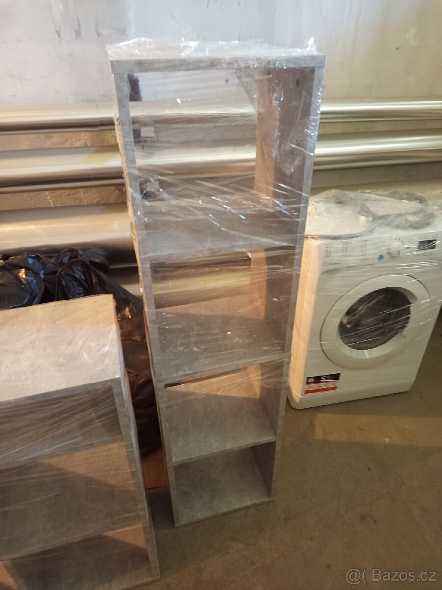 lednička, pračka, skříně - 6